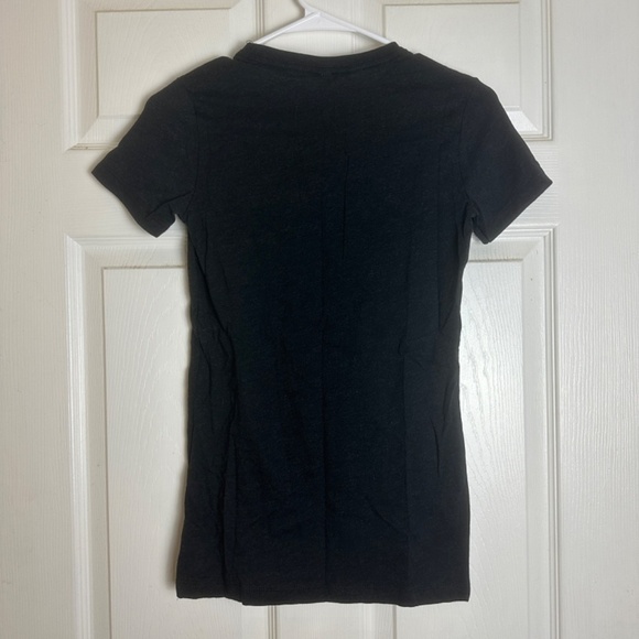 Bella + Canvas Weekends Coffee & Dogs Black Short Sleeve T-Shirt Women Size S - Picture 4 of 4